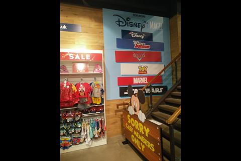 Disney Newcastle – second floor closed to customers